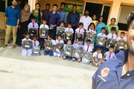 Social work – School bag donation 15