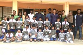 Social work – School bag donation 6