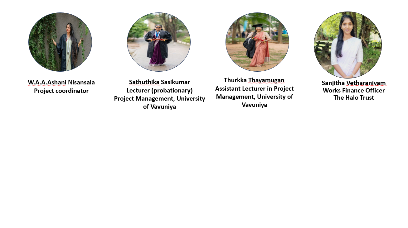 Group - University of Vavuniya & Halo Trust