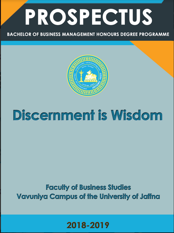 BBM Honours 2018-2019 cover